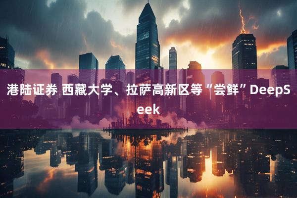 港陆证券 西藏大学、拉萨高新区等“尝鲜”DeepSeek