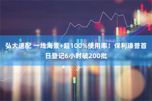弘大速配 一线海景+超100%使用率！保利瑧誉首日登记6小时破200批