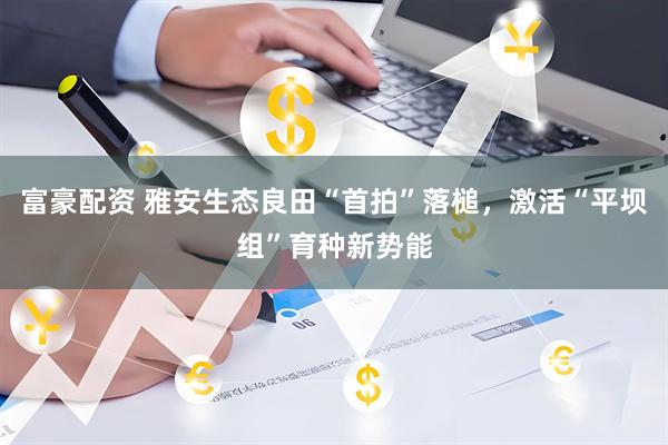 富豪配资 雅安生态良田“首拍”落槌，激活“平坝组”育种新势能